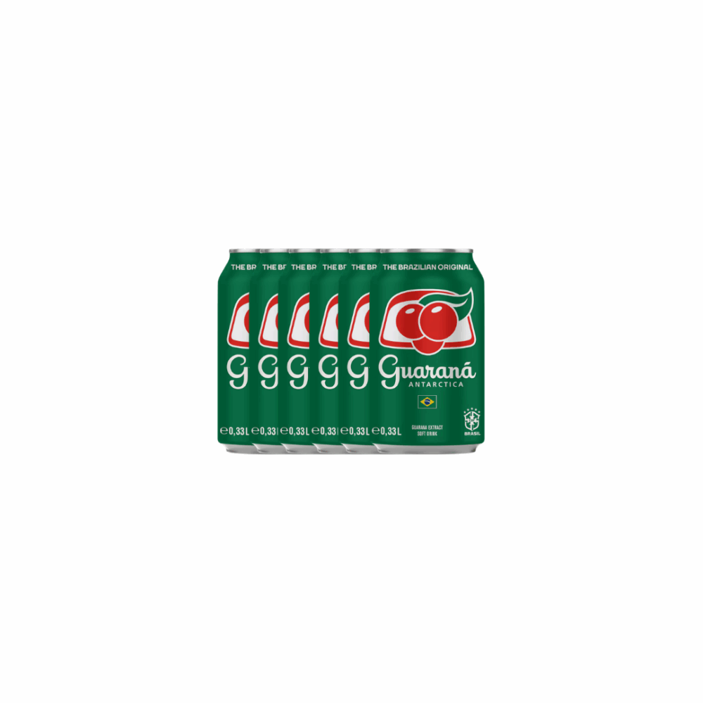 Guaraná Antarctica Blikjes 6 x 33 Cl