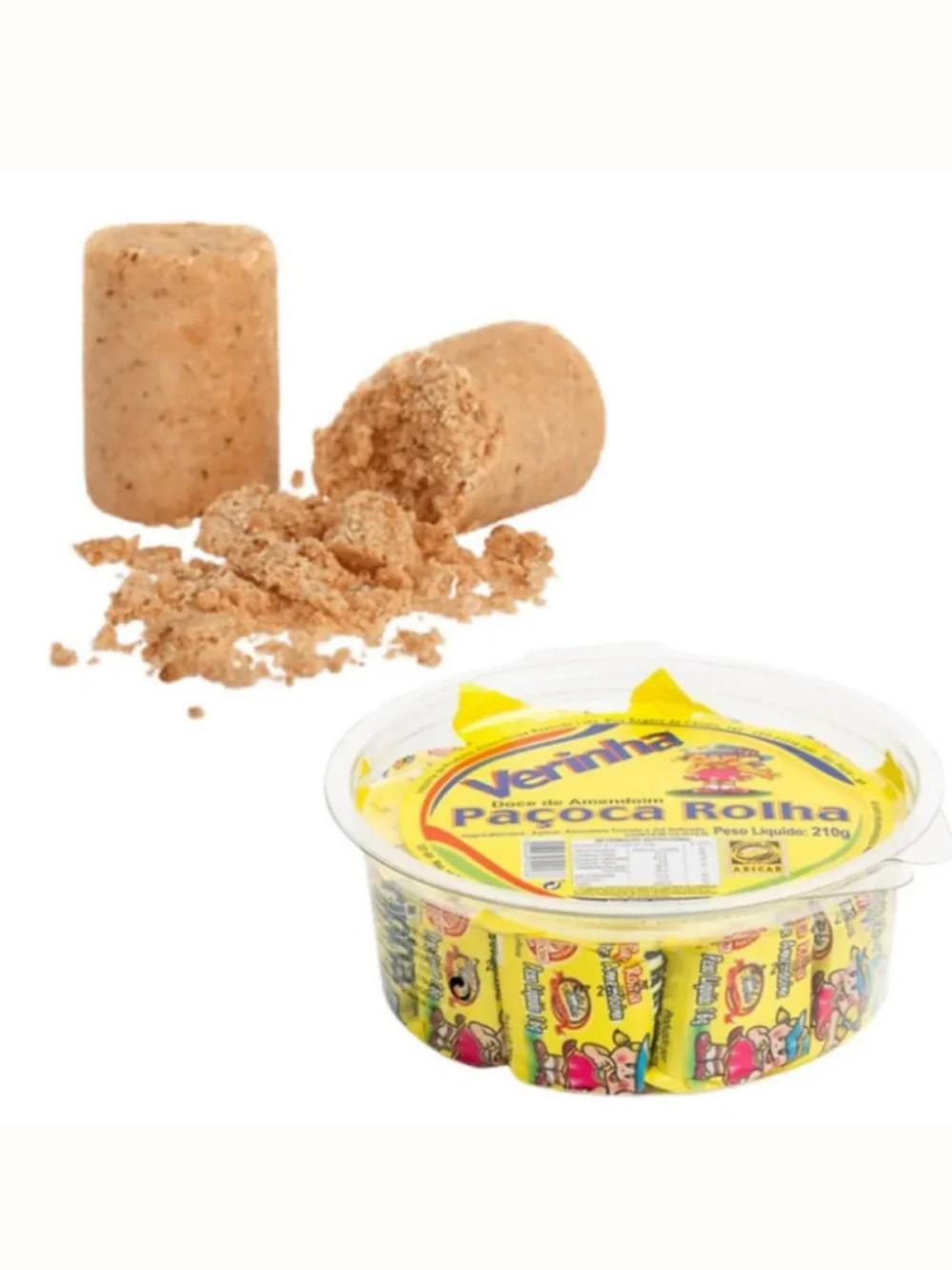 32009 (11) Rolha Verinha Paçoca Amendoim 210 Gr
