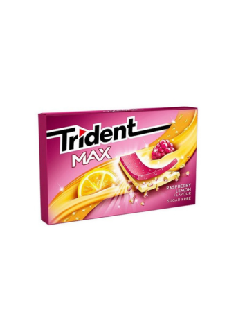 Trident Pastilhas Max Slab Berry 23 Gr