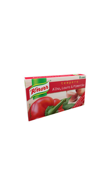 Knorr Caldo T-Horta Alho Pimentao & Louro 8 Cubos 72 Gr