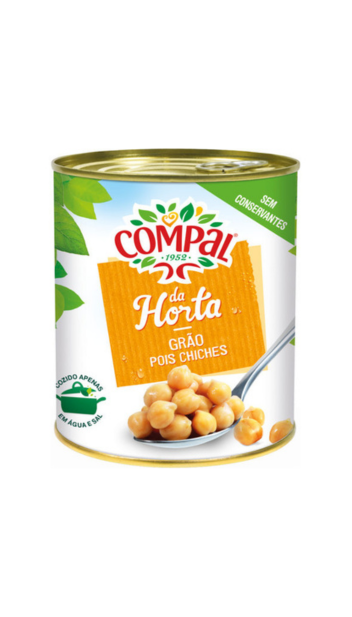 Compal Grâo de Bico Lata 845 Gr