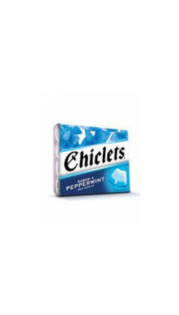 Chiclets Peppermint 12 Unidades