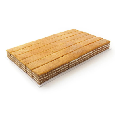 Nutriva Tranche Bolacha/Leite Condensado Placa 25 Fatias 2,3 Kg