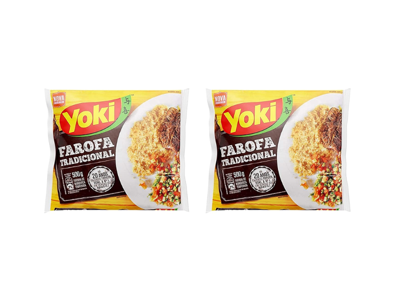 Yoki Farofa Temperada de Mandioca 400 Gr