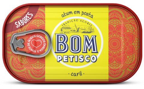Bom Petisco Atum em Azeite Com Caril 120 Gr