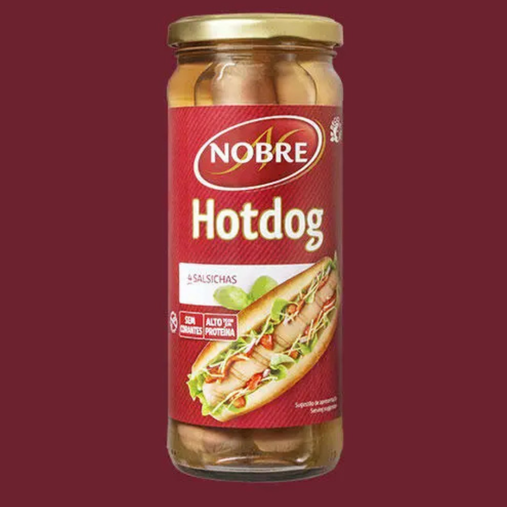 Nobre Salsichas Hotdog 430 Gr