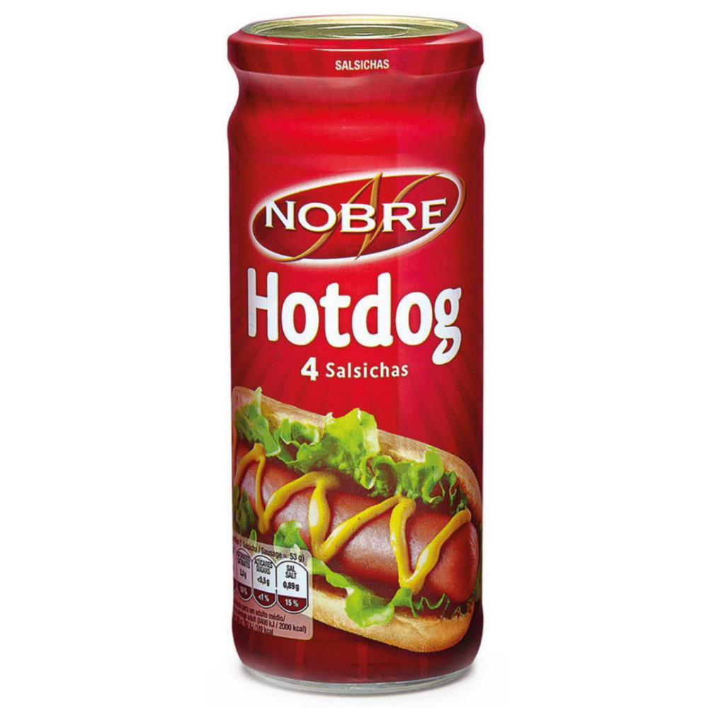 Nobre Salsichas Hotdog 430 Gr