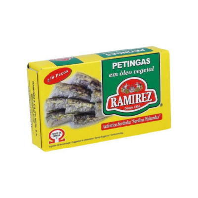 Ramirez Petingas Oleo Vegetal 90 Gr