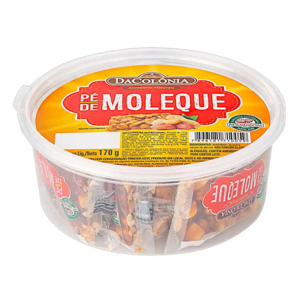 Da Colonia Pé de Moleque 150 Gr