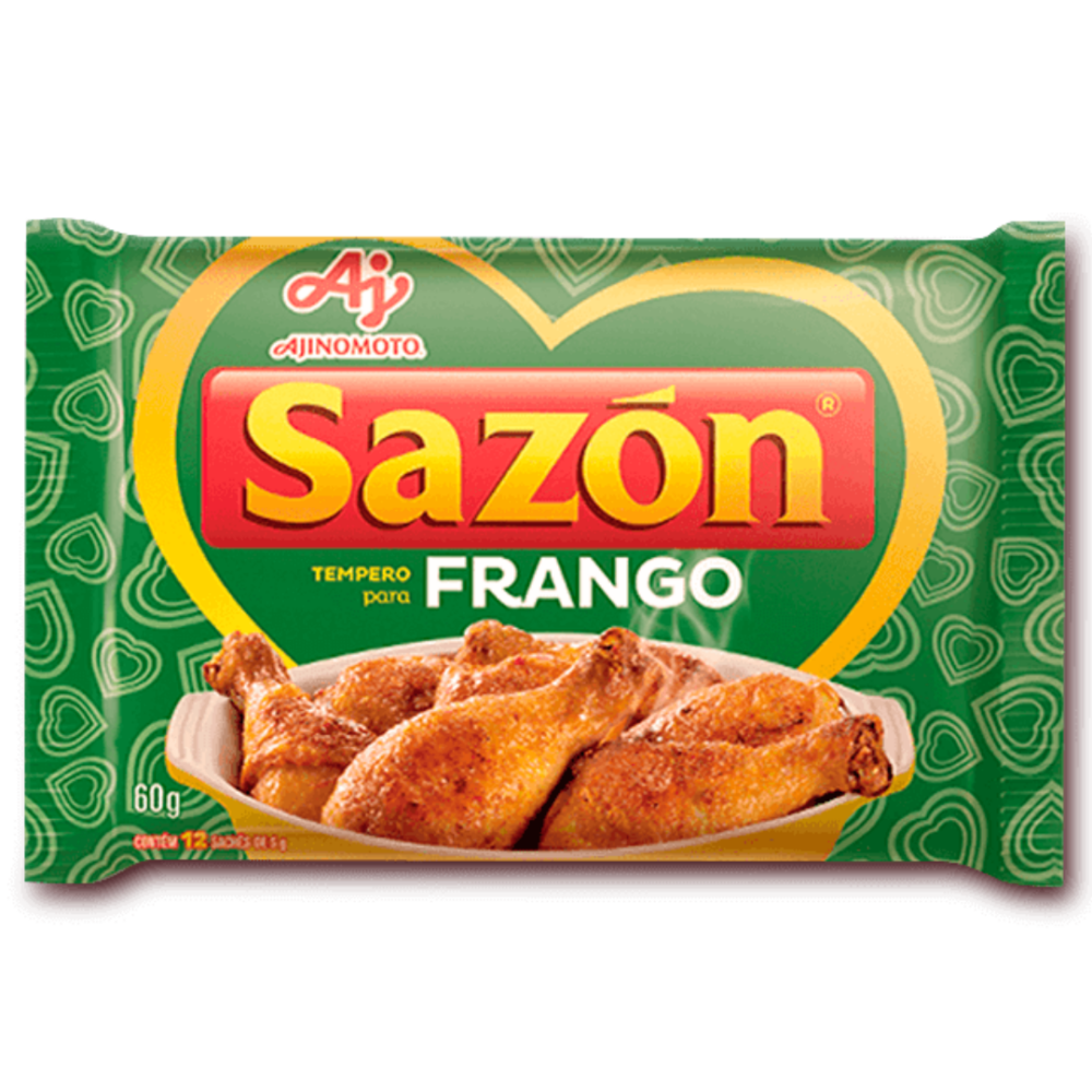 Ajinomoto Sazon Verde Tempero p/ Frango 60 Gr