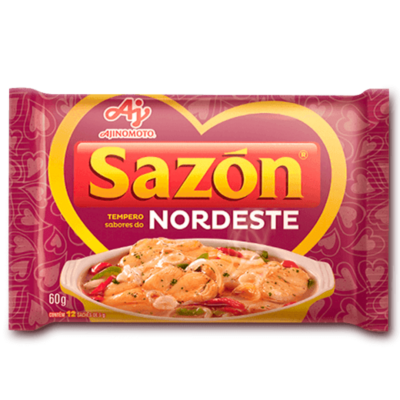 24 x - 2026-06-10T171040.572 Ajinomoto Sazon Bordô Tempero s/ Nordeste 60 Gr