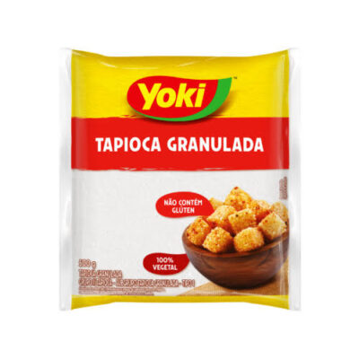 Yoki Tapioca Granulada 100 % Vegetal 500 Gr