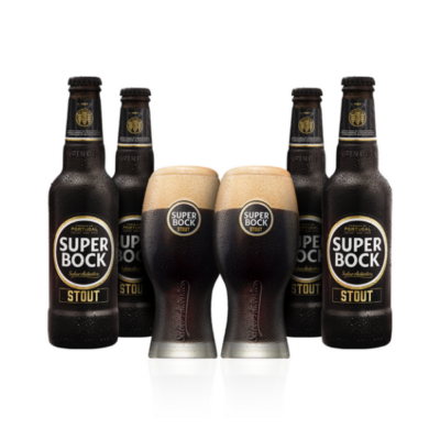 Super Bock Cerveja Stout Mini 24 x 25 cl Pull Off