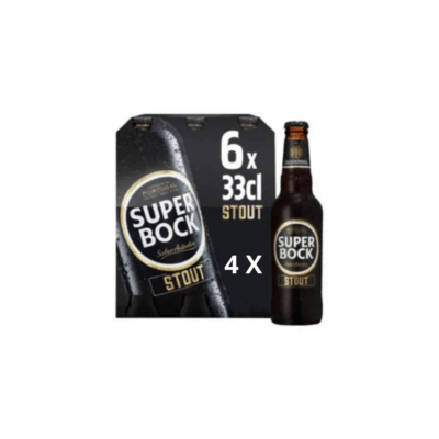 24 x (36) Super Bock Stout 24 x 33 CL