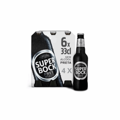 24 x (37) Super Bock Stout Sem Alcool 24 x 33 cl