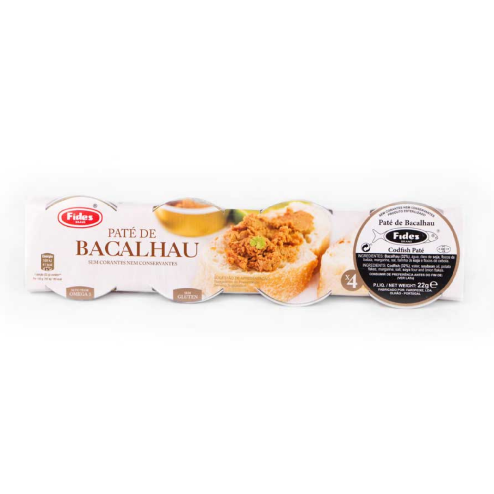 Fides Pate de Bacalhau 4 x 22gr