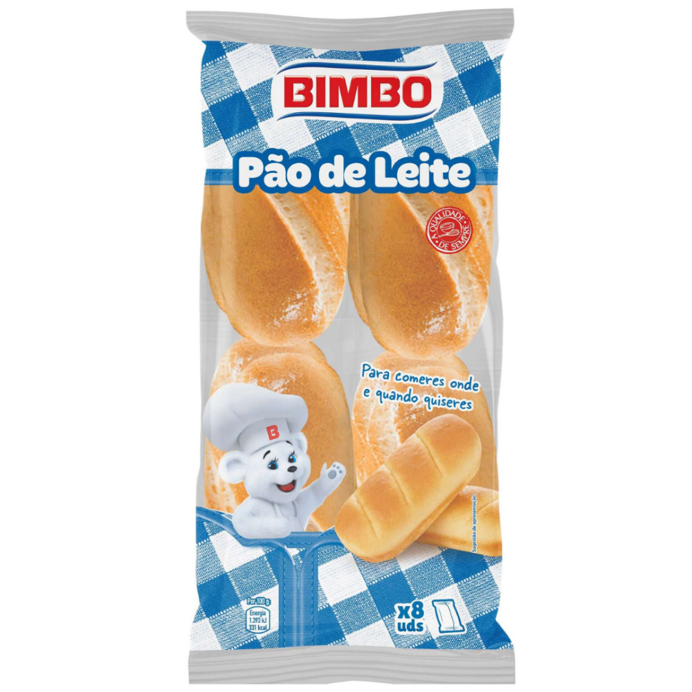 Bimbo Pao de Leite 8un