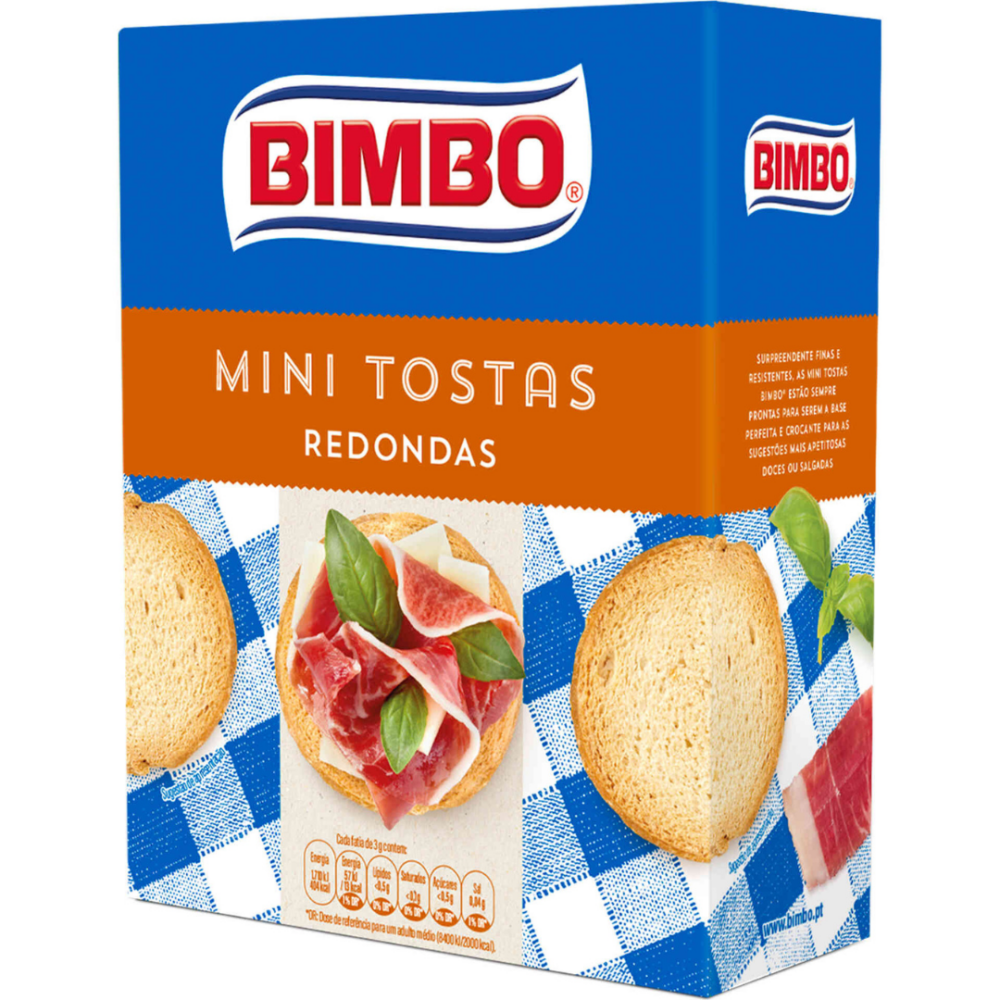 Bimbo Mini Tostas Redondas 100gr