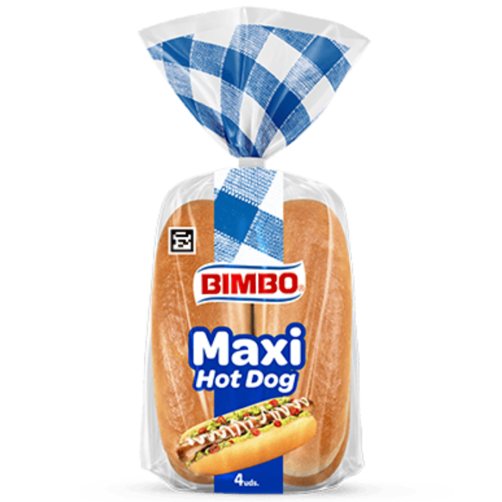 Bimbo Maxi Hot Dog 4un