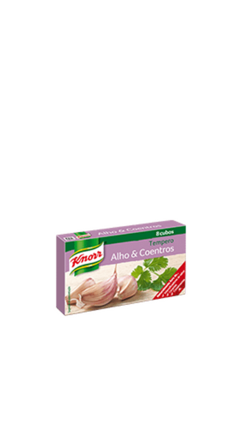 Knorr Caldo T-Horta Alho & Coentros 8 Cubos 72 Gr
