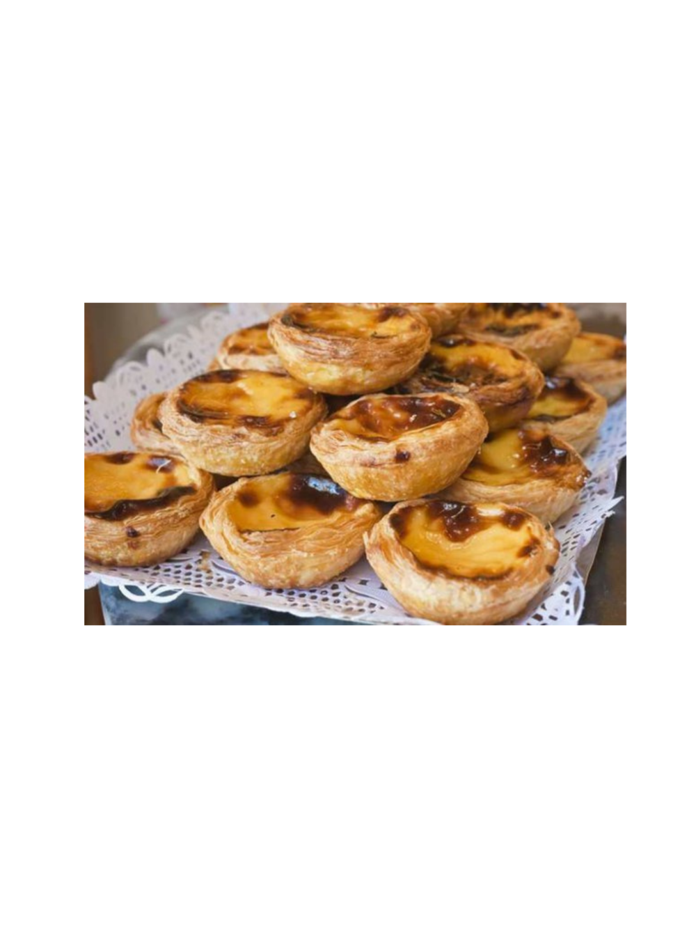 Pastel de Nata Cru Avulso / Room Cake Traditionele Portugese lekkernij Grootverpakking 60un