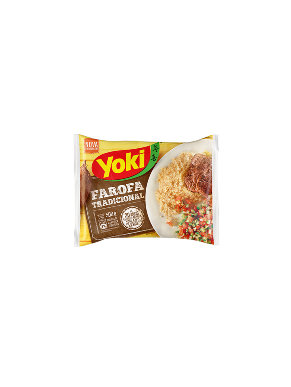 Yoki Farofa Temperada de Mandioca 400 Gr