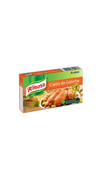Knorr Caldo Galinha 8 Cubos 80 Gr