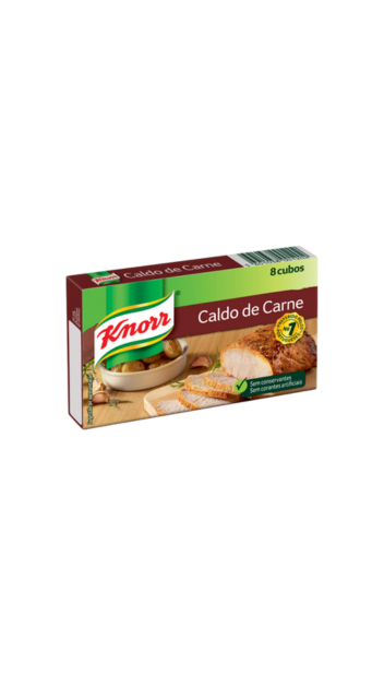 Knorr Caldo de Carne 8 Cubos 80 Gr