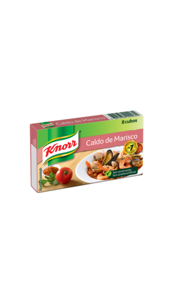 Knorr Caldo de Marisco 8 Cubos 80 Gr
