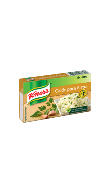 Knorr Caldo para Arroz 8 Cubos 80 Gr