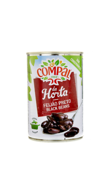 Compal Feijão Preto Lata 410 Gr