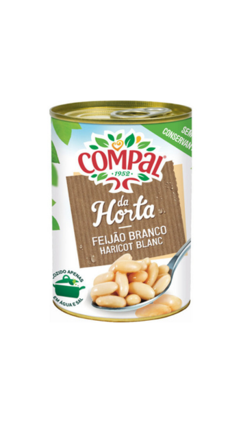 Compal Feijão Branco Lata 410 Gr