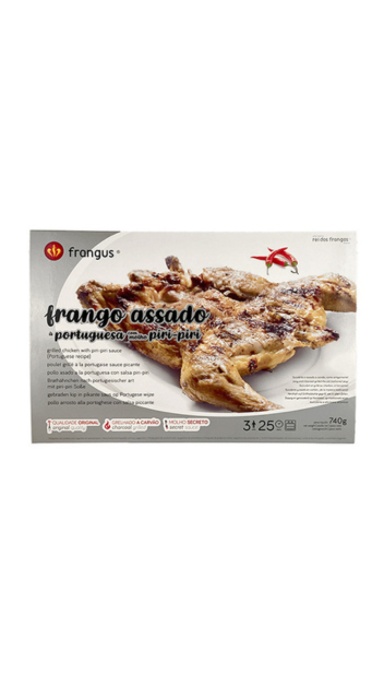 Frangus Frango Assado na Brasa molho Picante Covete Cong. 740 Gr