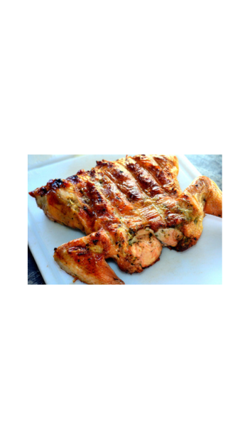 Hele kip Geopend door de helft Gekruid Bevroren +/- 1,3 Kg