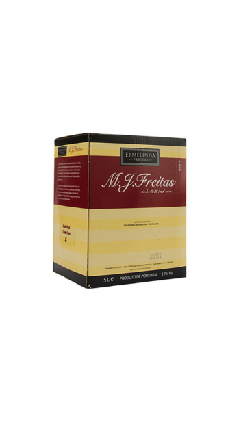 MJ Freitas Rode Wijn Bag in Box 5 Ltr tapkraan