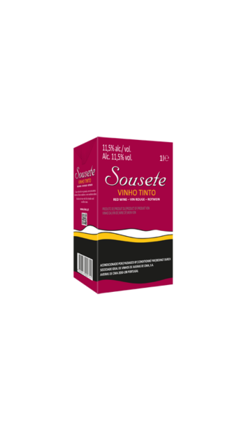 Sousete Rode Wijn Tetra Pack 1 L