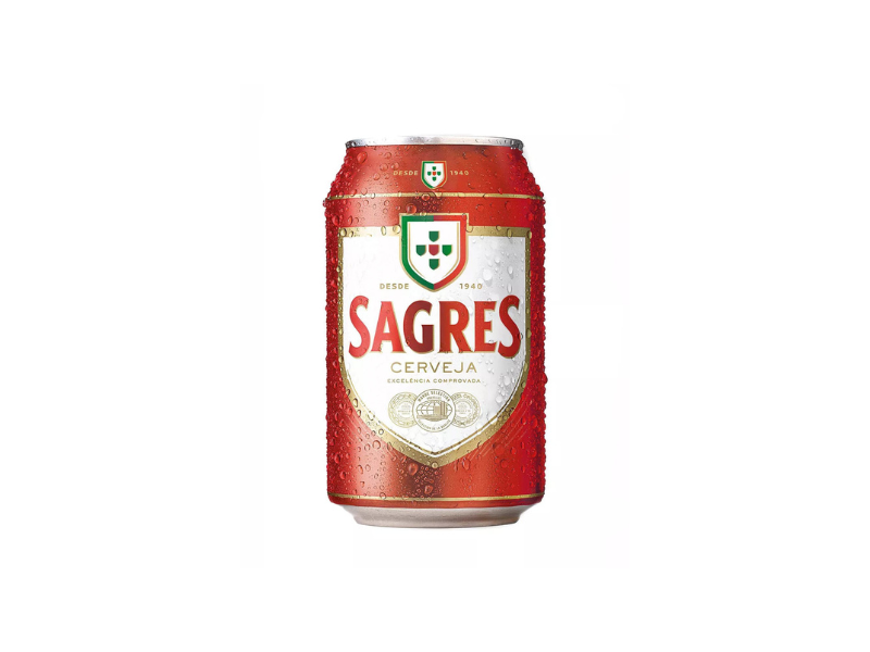 Sagres Bier Blik 33 Cl