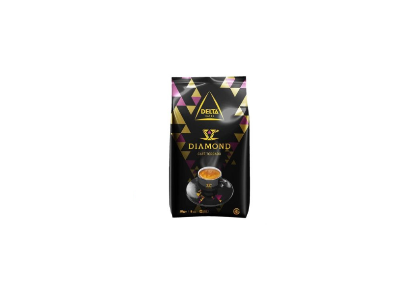 Delta Café Diamante Torrado em Grão 1 Kg