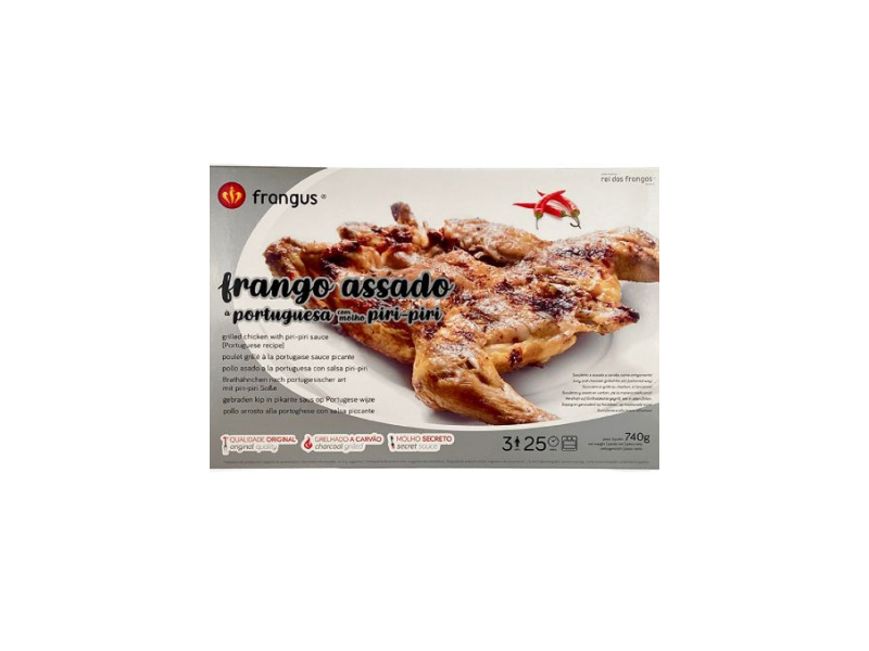 Frangus Frango Assado na Brasa molho Picante Covete Cong. 740 Gr