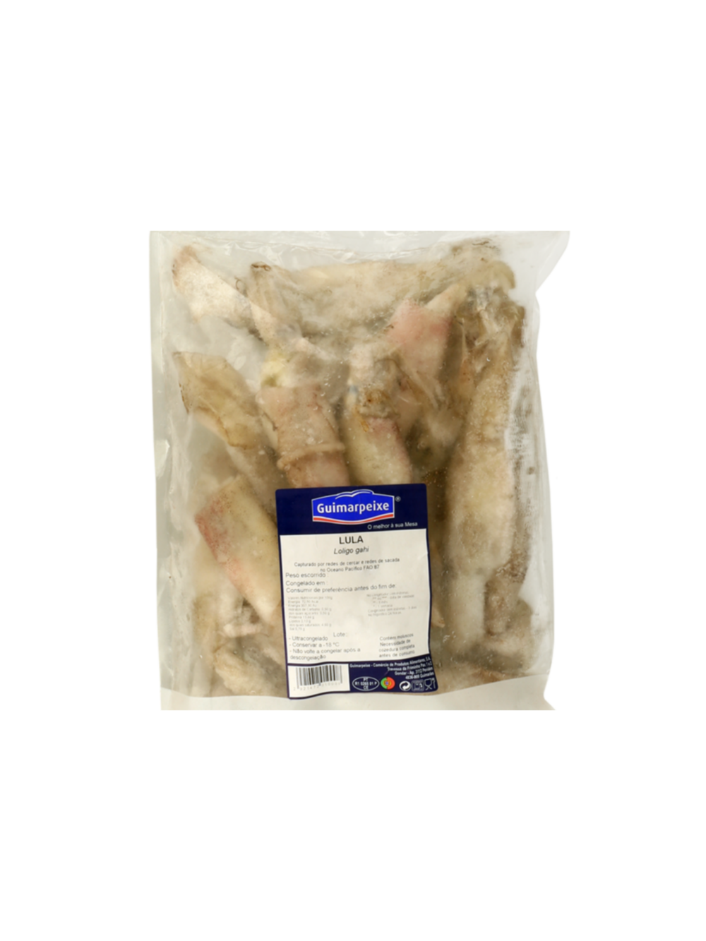 Lulas Inteira / Inktvis Heel in zak 850 Gr