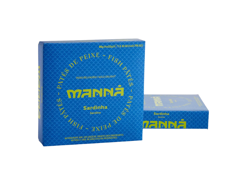 Manna Paté de Sardinha 4 x 22 Gr
