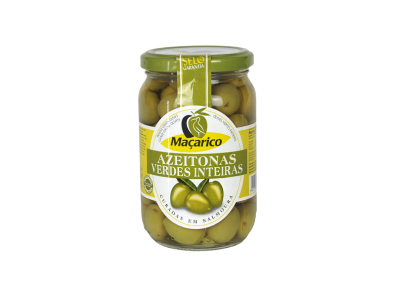 Maçarico Azeitonas Verde Inteiras 210 Gr