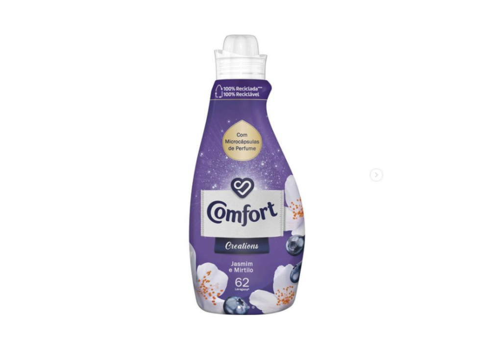 Comfort Amaciante Jasmim e Mirtilo 62 Doses