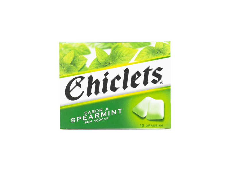 Chiclets Spearmint 12 Unidades