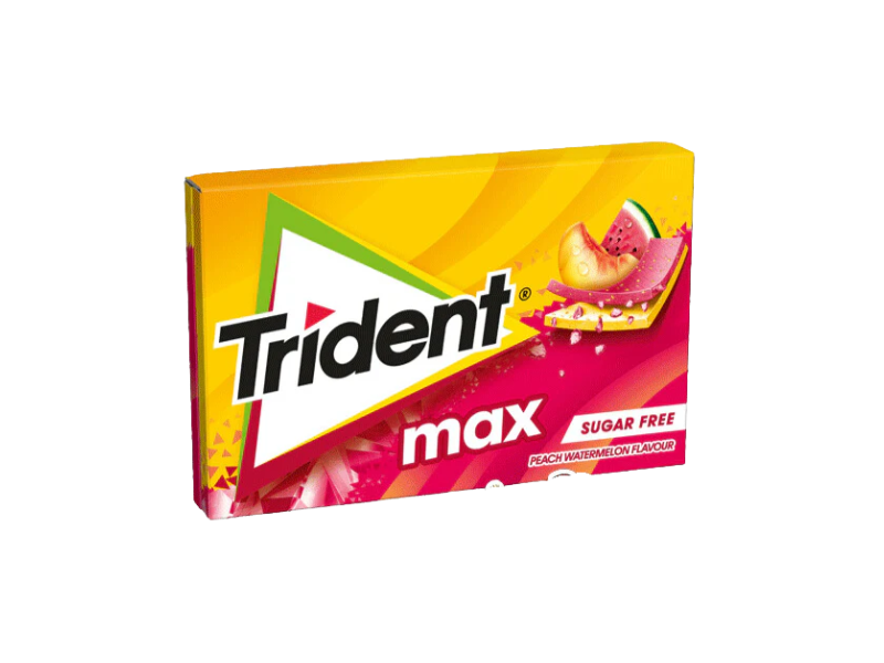 Trident Pastilhas Max Slab Watermelon 23 Gr