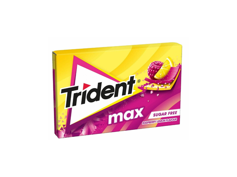 Trident Pastilhas Max Slab Berry 23 Gr