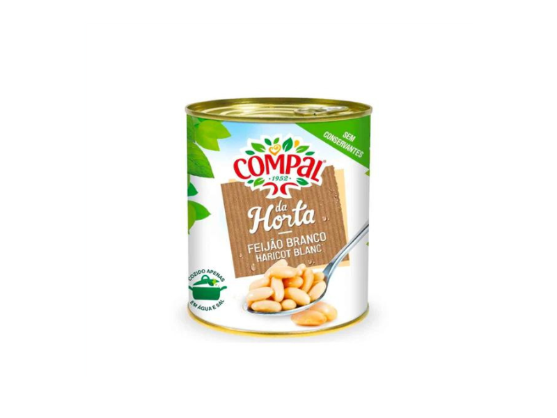 Compal Feijão Branco Lata 845 Gr