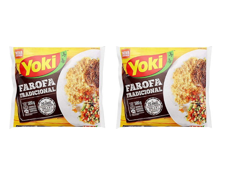 Yoki Farofa Temperada de Mandioca 400 Gr