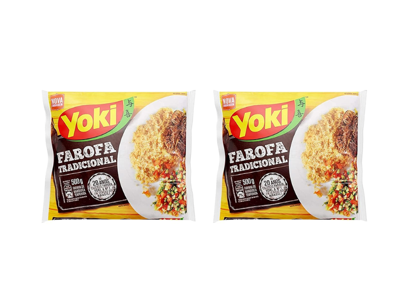 Yoki Farofa Temperada de Mandioca 400 Gr