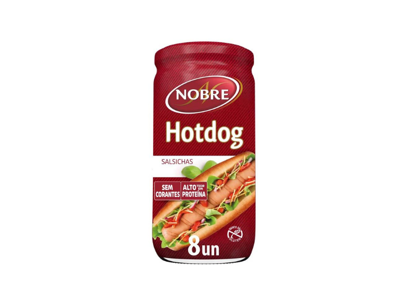 Nobre Salsichas Hotdog 420 Gr